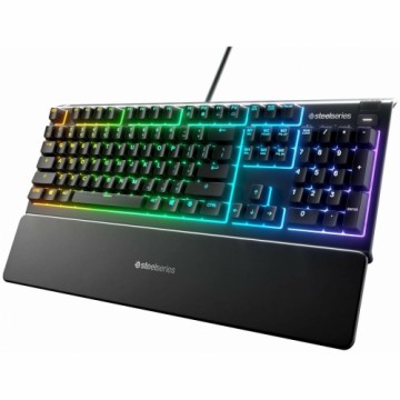 Spēļu Klaviatūra SteelSeries Apex 3 Qwerty portugāļu valodās