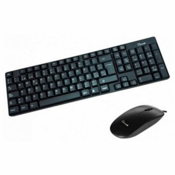 Клавиатура и мышь L-Link LL-KB-816-COMBO USB Чёрный