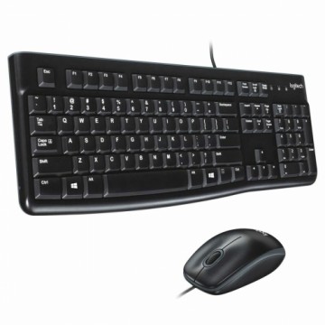 Klaviatūra Logitech MK120 Melns QWERTY