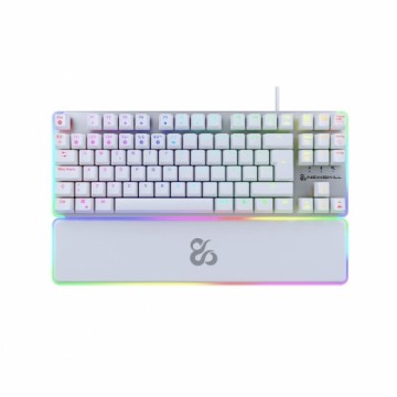 Игровая клавиатура Gaming Newskill Gungnyr TKL Pro Ivory Испанская Qwerty LED RGB