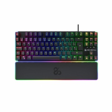 Игровая клавиатура Gaming Newskill Gungnyr TKL Pro Испанская Qwerty Чёрный LED RGB