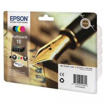 Картридж с оригинальными чернилами Epson Multipack 16 Чёрный Жёлтый Циановый Розовый