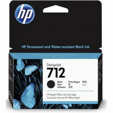 Картридж с оригинальными чернилами HP Cartucho de Tinta HP DesignJet 712 negro de 38 ml Чёрный