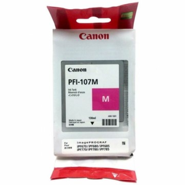 Картридж с оригинальными чернилами Canon PFI-107M Розовый