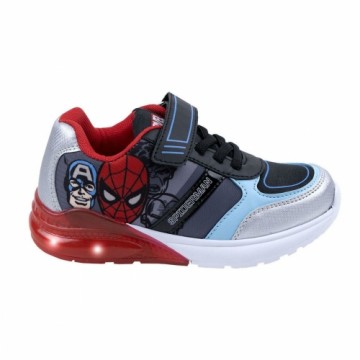 LED Trainers The Avengers Blue Red