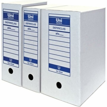 Файловый ящик Unipapel Unisystem Definiclas Белый A3 Картон 50 штук