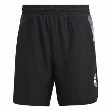 Спортивные мужские шорты Adidas Hiit Movement  Чёрный 7"