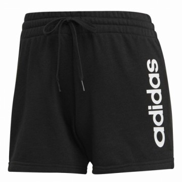 Sporta Šorti Adidas Essentials Slim Dāma Melns