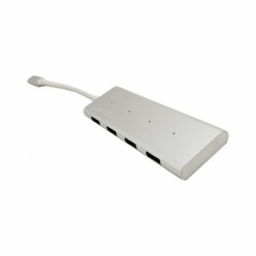 USB Centrmezgls CoolBox COO-HUC4U3 Balts (4 Ostas)