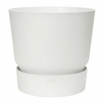Plant pot Elho Greenville Circular White Plastic (Ø 29,5 x 27,8 cm)
