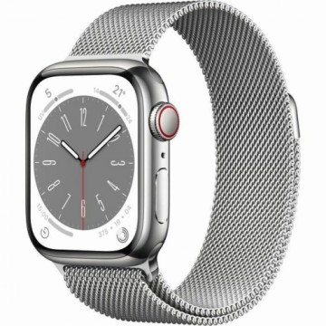 Viedpulkstenis Apple Series 8 WatchOS 9 Sudrabains 32 GB 4G