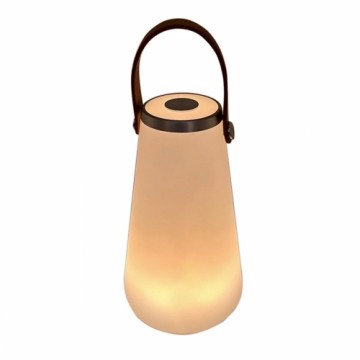 Solārā lampa DKD Home Decor Brūns Polietilēns Balts Poliuretāns (13.5 x 13.5 x 23 cm)