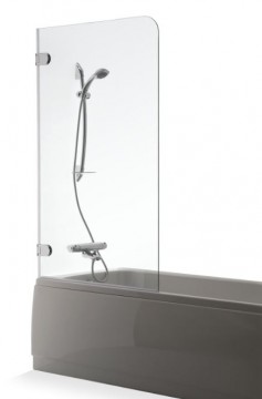 Brasta Glass Шторка для ванны MEDA 90 Прозрачный