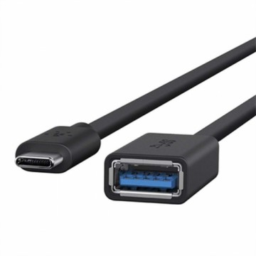 Универсальный кабель USB-C-USB Belkin F2CU036btBLK Чёрный