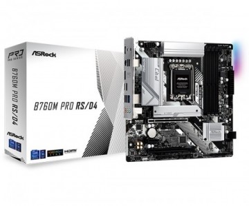 Asrock Motherboad B760M Pro RS/D4 s1700 4DDR4 DP/HDMI mATX