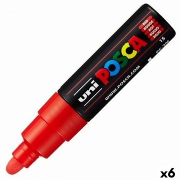 Marķieris POSCA PC-7M Sarkans 6 gb.