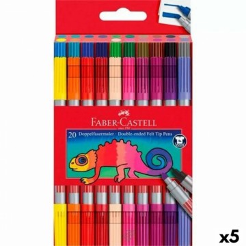 Flomasteru Komplekts Faber-Castell 5 gb.