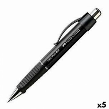 Pen Faber-Castell Grip Plus Ball M Black 5 Units