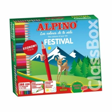 Цветные карандаши Alpino Festival 288  штук