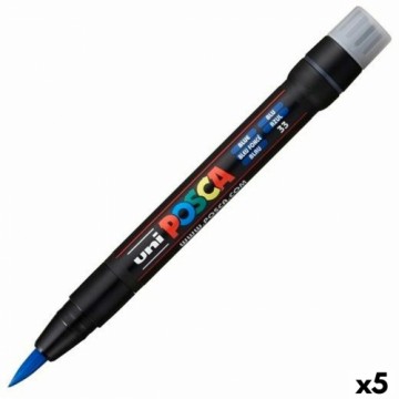 Felt-tip pens POSCA PCF-350 Blue (5 Units)