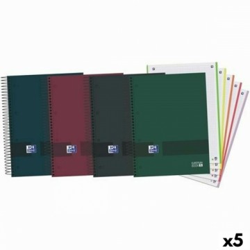 Notebook Oxford Europeanbook 5 & You Multicolour A5 120 Sheets (5 Units)