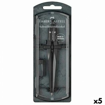 компас Faber-Castell Чёрный 5 штук