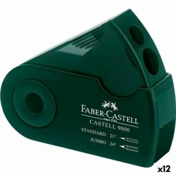 Zīmuļ asināmais Faber-Castell 9000 Zaļš (12 gb.)