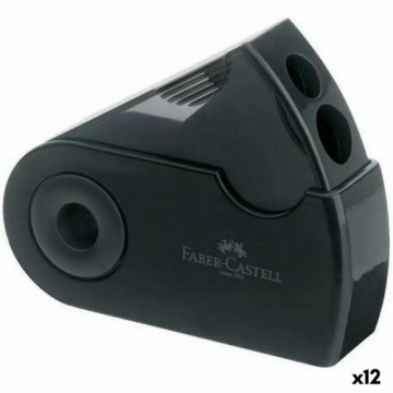 Pencil Sharpener Faber-Castell Sleeve  Black (12 Units)