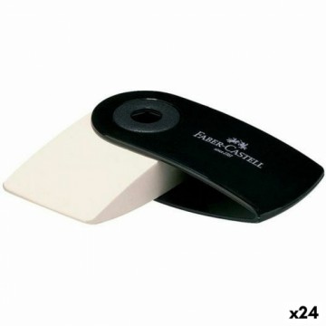 Eraser Faber-Castell Sleeve Mini Case Black (24 Units)