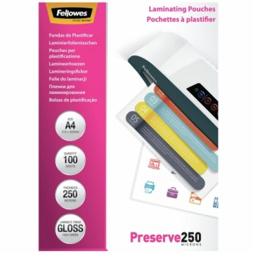 Apvalks Fellowes 5401802 Laminators 100 gb. Caurspīdīgs Spīdums A4