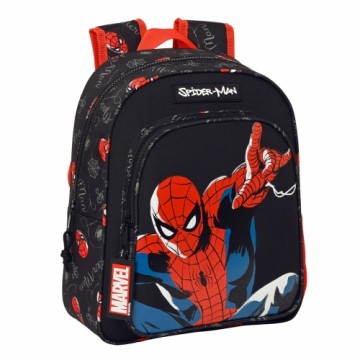 Bērnu soma Spiderman Hero Melns (27 x 33 x 10 cm)