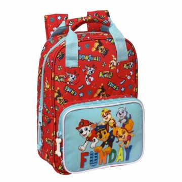 Bērnu soma The Paw Patrol Funday Sarkans Gaiši Zils (20 x 28 x 8 cm)