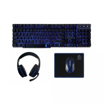 Rebeltec wired gaming set keyboard  + headphones + mouse + mouse pad SHERMAN