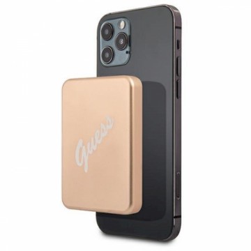 Guess Powerbank indukcyjny 5W GUPBMSVSLG 3000mAh złoty|gold MagSafe