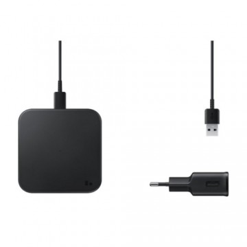 Samsung Duo Pad 2in1 set Wireless Charger Qi 9W + wall travel adapter black (EP-P1300TBEGEU)