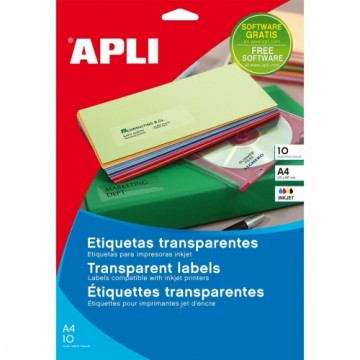 Этикетки для принтера Apli 48,5 x 25,4 mm A4 10 Листья