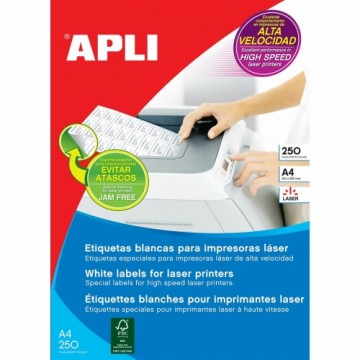 Этикетки для принтера Apli 105 x 37mm 250 Листья