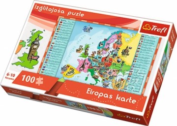 Trefl Puzzles TREFL Educational puzzle 100 Europe