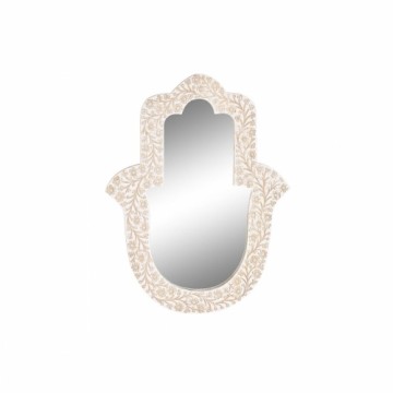 Wall mirror DKD Home Decor White Mango wood (45 x 2 x 60 cm)