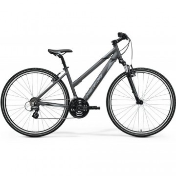 Merida Crossway 10-V Lady / Pelēka / Melna / 54L cm / L