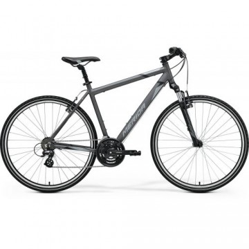 Merida Crossway 10-V / Pelēka / Melna / 55 cm / L