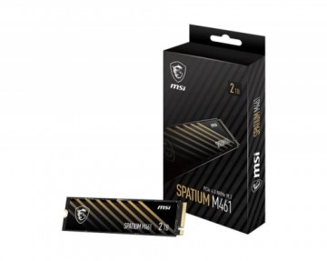 SSD|MSI|SPATIUM M461|2TB|M.2|PCIE|NVMe|3D NAND|Write speed 4200 MBytes/sec|Read speed 5000 MBytes/sec|2.15mm|TBW 450 TB|MTBF 1500000 hours|S78-440Q550-P83