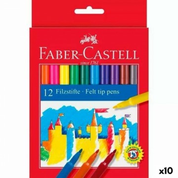 Набор маркеров Faber-Castell Разноцветный 10 штук