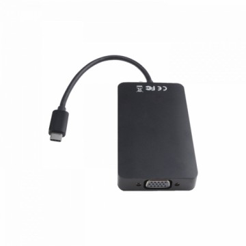 USB Centrmezgls V7 UC-U3CRJ45HDVG-BLK