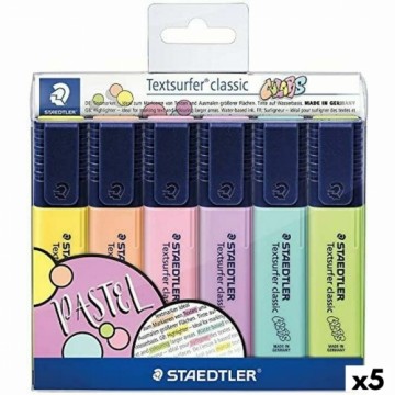 Fluorescējošo Marķieru Komplekts Staedtler Textsurfer Classic Pastel Pīrāgs 5 gb.