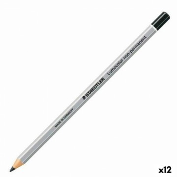 Карандаш-маркер Staedtler Non-Permanent Чёрный (12 штук)