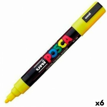 Felt-tip pens POSCA PC-5M Brown (6 Units)
