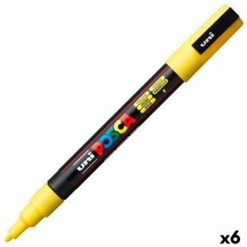 Marker POSCA PC-3M Yellow (6 Units)