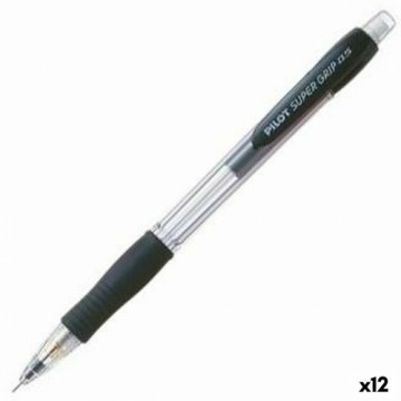 Механический карандаш Pilot Super Grip Чёрный 0,5 mm (12 штук)