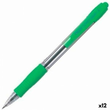 Pen Pilot Supergrip Light Green 0,4 mm (12 Units)
